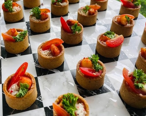 (Canape) Seafood & Prawn Tartlet (1pc)